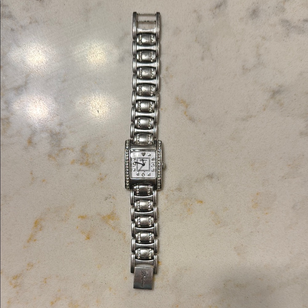 Silver Square Face Bracelet Watch